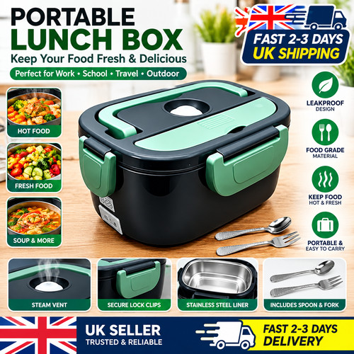 Electric heated lunch box 5l - electric,