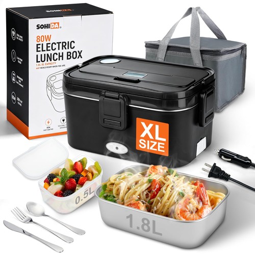 Heated lunch box for - 1.8l,