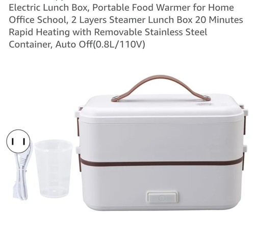 Portable electric lunch box - lunch,