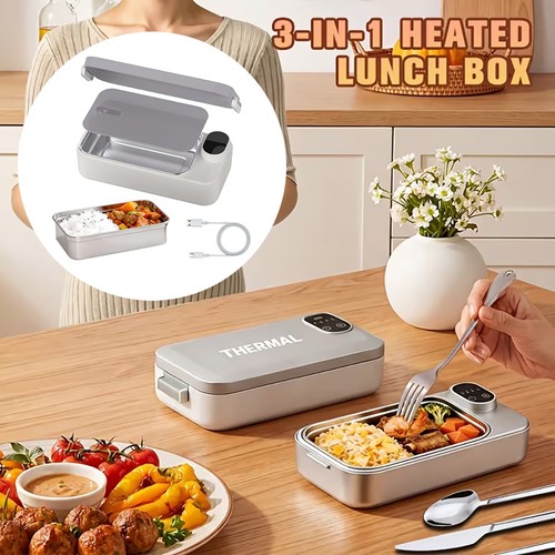 Cordless electric heated lunch - heated,