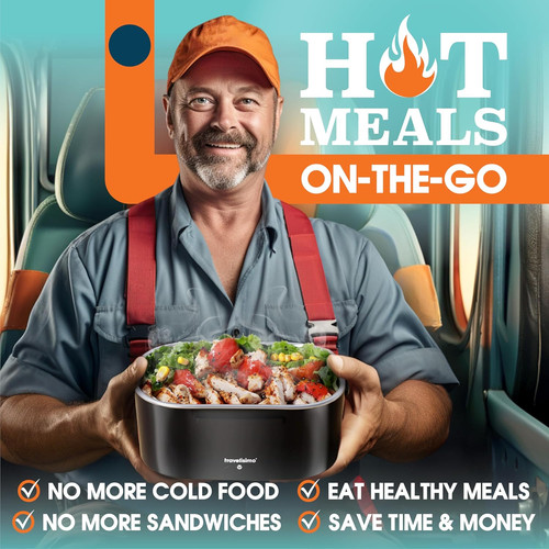 Heated lunch box 100w - lunch, electric