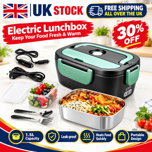 Heated lunch box - heated, electric
