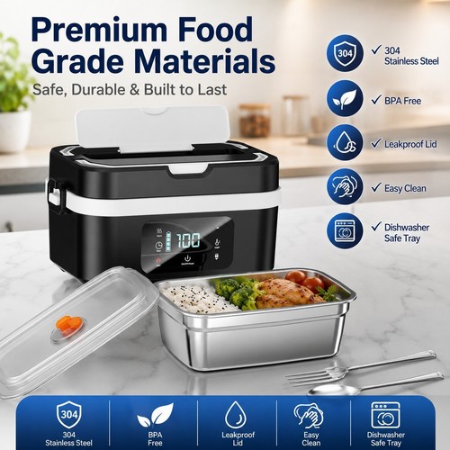 Heated lunch box 30000mah - heated, 1.3l&30000mah