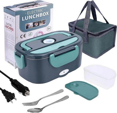 Electric heated lunch box food - lunch,