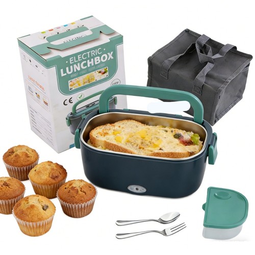 Electric heated lunch box - heated,