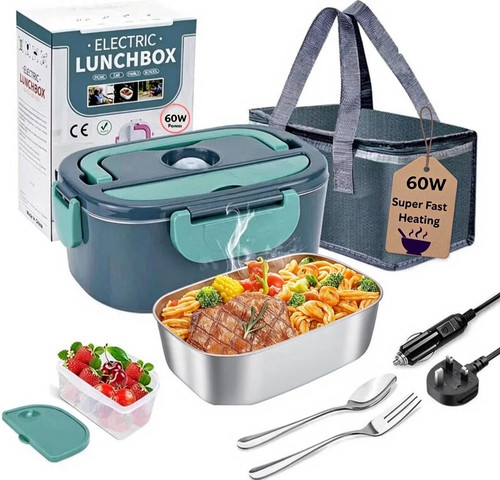 Heated lunch box electric food - lunch,