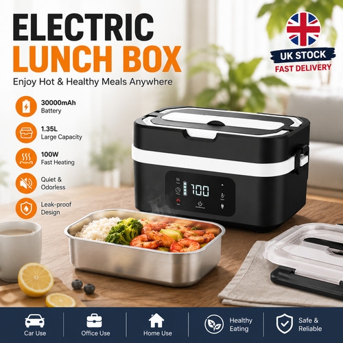 Heated lunch box 100w - 100w, electric