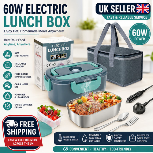 100w heated lunch box - heated,