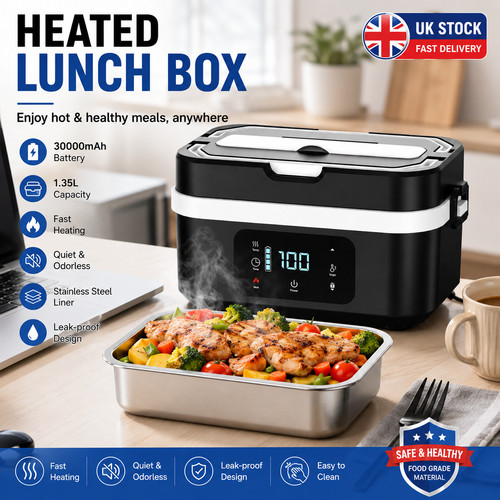 Heated lunch box 30000mah - heated,