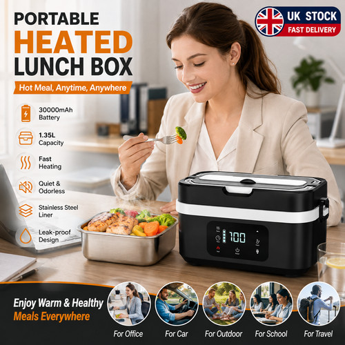 Heated lunch box 100w - lunch, electric