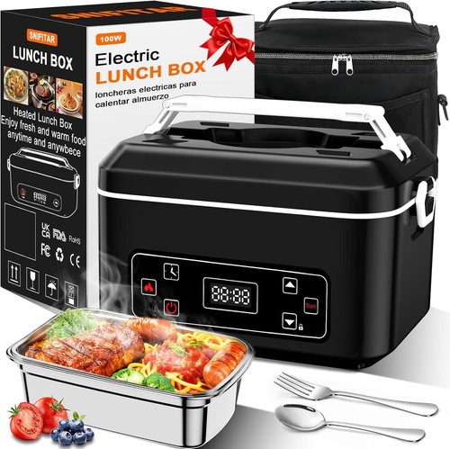 Heated lunch box stainless - heated,