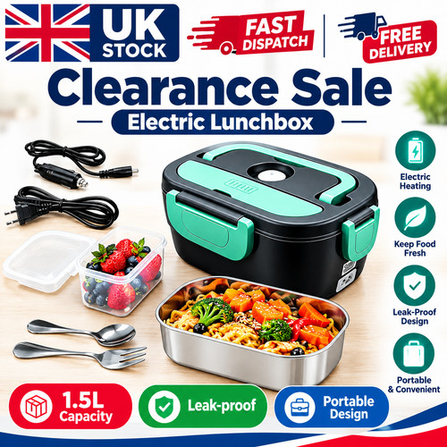 Electric heated lunch box - electric,