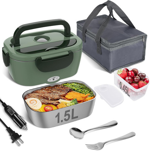 100w heated electric lunch box - lunch,