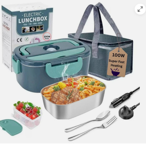 Electric heated lunch box food - lunch,
